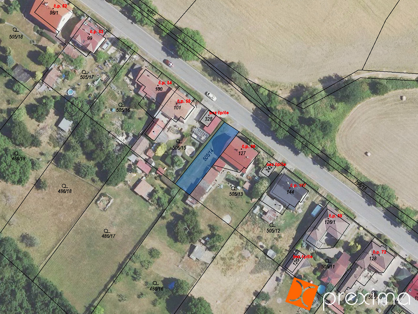 Prodej stavebního pozemku 51 m²