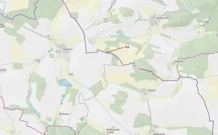 Dražba lesa 1 498 m², Zvěstov