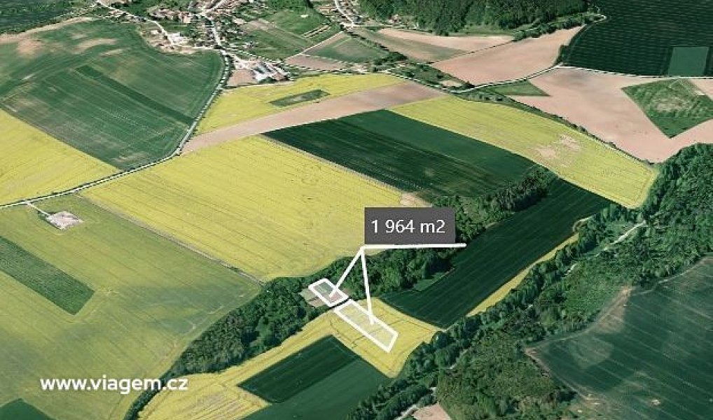 Prodej pole 1 964 m², Všechovice – náhled fotky 2