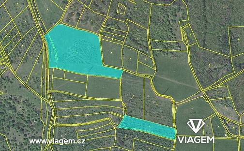 Prodej zahrady 2 617 m², Žitenice, okres Litoměřice