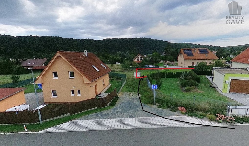 Prodej stavebního pozemku 1 059 m², Hlásná Třebaň – náhled fotky 2