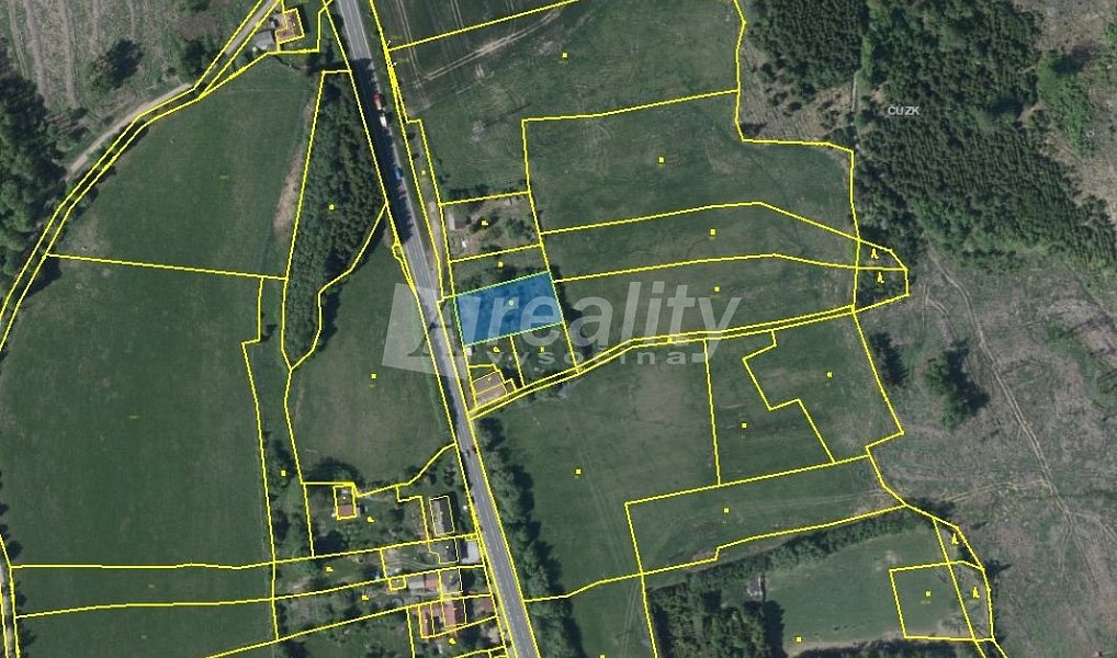 Prodej stavebního pozemku 1 268 m², Zašovice – fotka 1 z 4