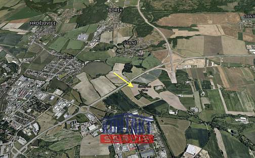 Prodej komerčního pozemku 5 515 m², Úsilné, okres České Budějovice