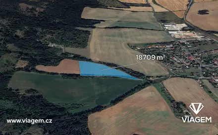 Prodej pole 9 354 m², Blatno, okres Louny