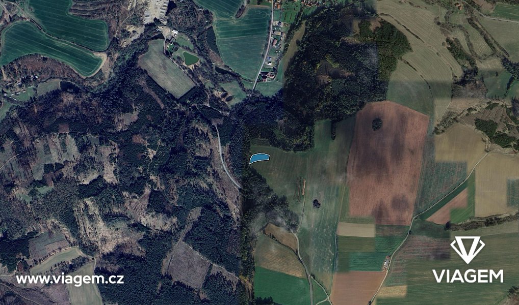 Prodej pole 759 m², Radošovice – náhled fotky 3