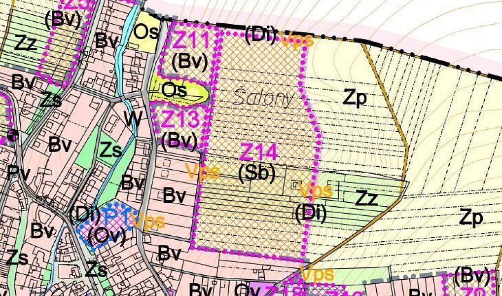 Prodej stavebního pozemku 526 m², Heršpice – náhled fotky 3