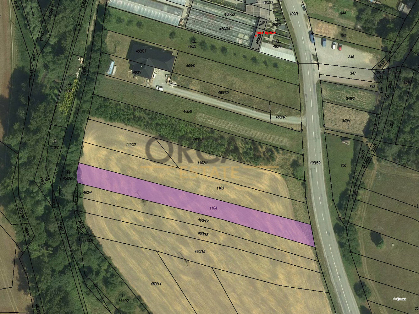 Prodej stavebního pozemku 1 437 m² – fotografie 4