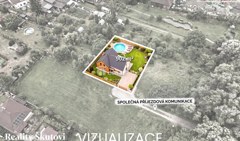 Prodej stavebního pozemku 902 m², Chabařovice – náhled fotky 4
