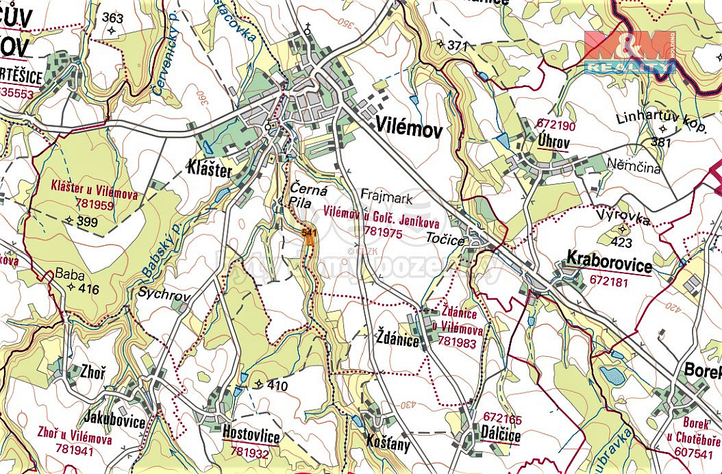 Prodej louky, 4169 m², Vilémov-Klášter u Vilémova – pohled 3