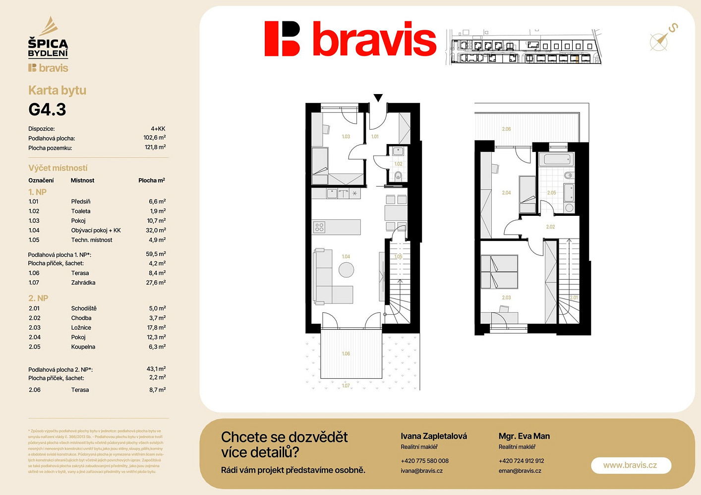 Prodej bytu 4+kk 103 m² – fotografie 5