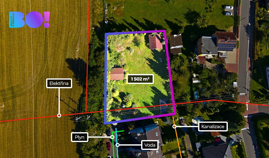 Prodej pozemku, 1502 m², Ostrava-město, Ostrava