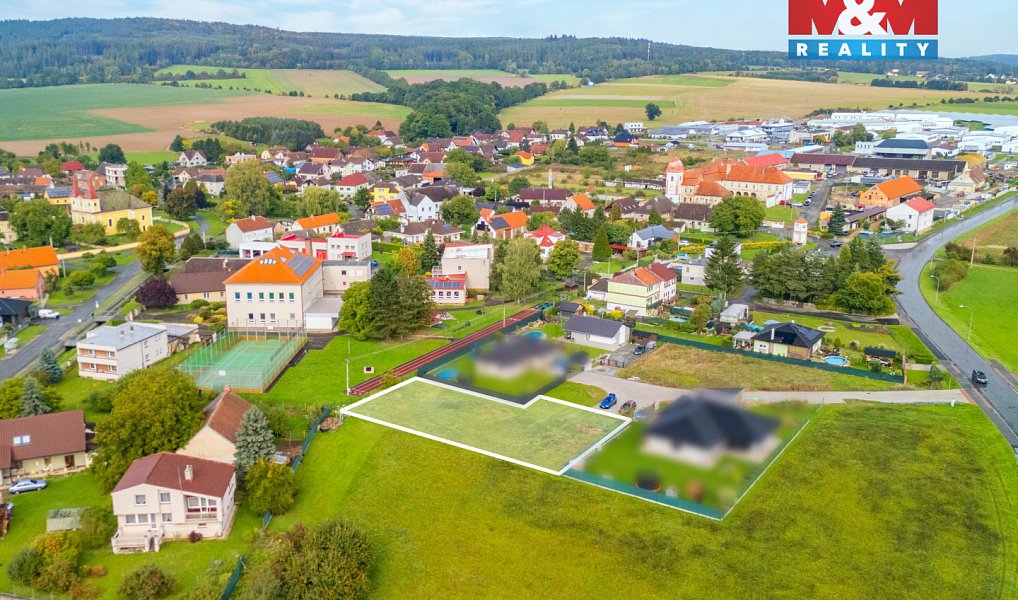 Prodej stavebního pozemku 1 080 m², Osek – náhled fotky 3