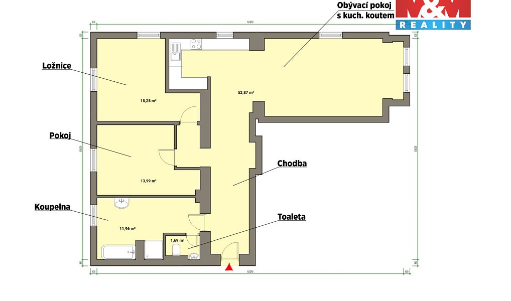 Pronájem bytu 3+kk 96 m², Mariánské Lázně – náhled fotky 7