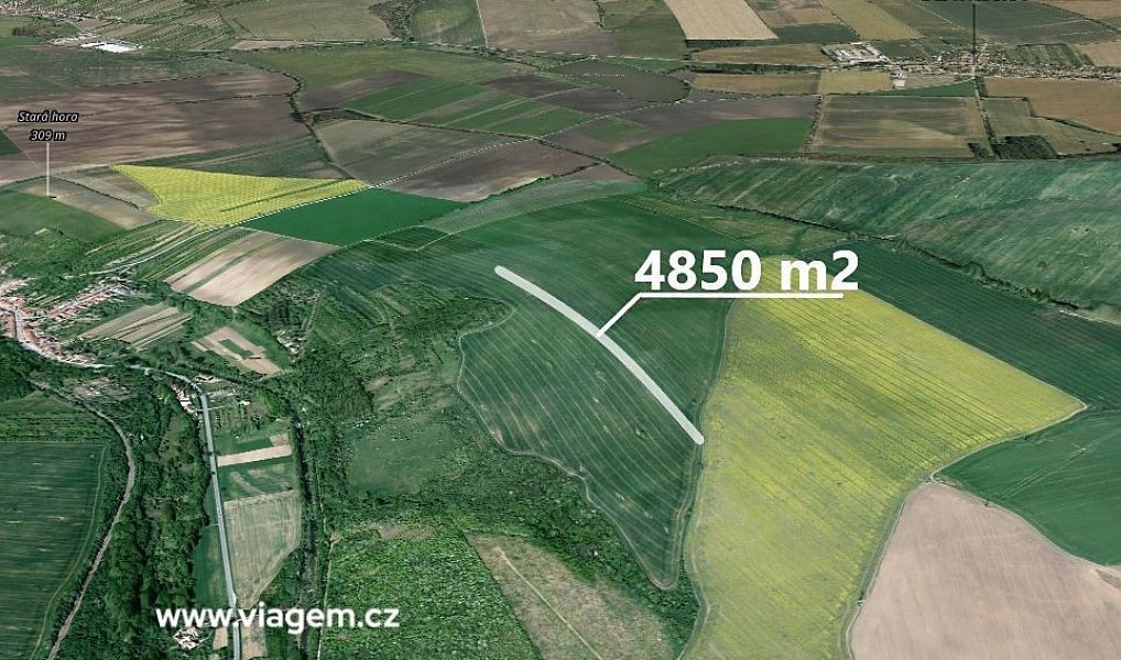 Prodej pole 4 850 m², Velká nad Veličkou – náhled fotky 2