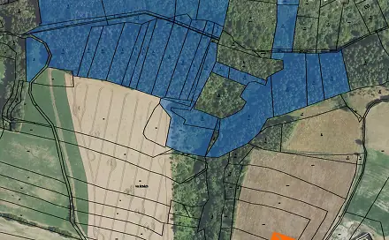 Prodej lesa 5 231 m², Pavlíkov, okres Rakovník