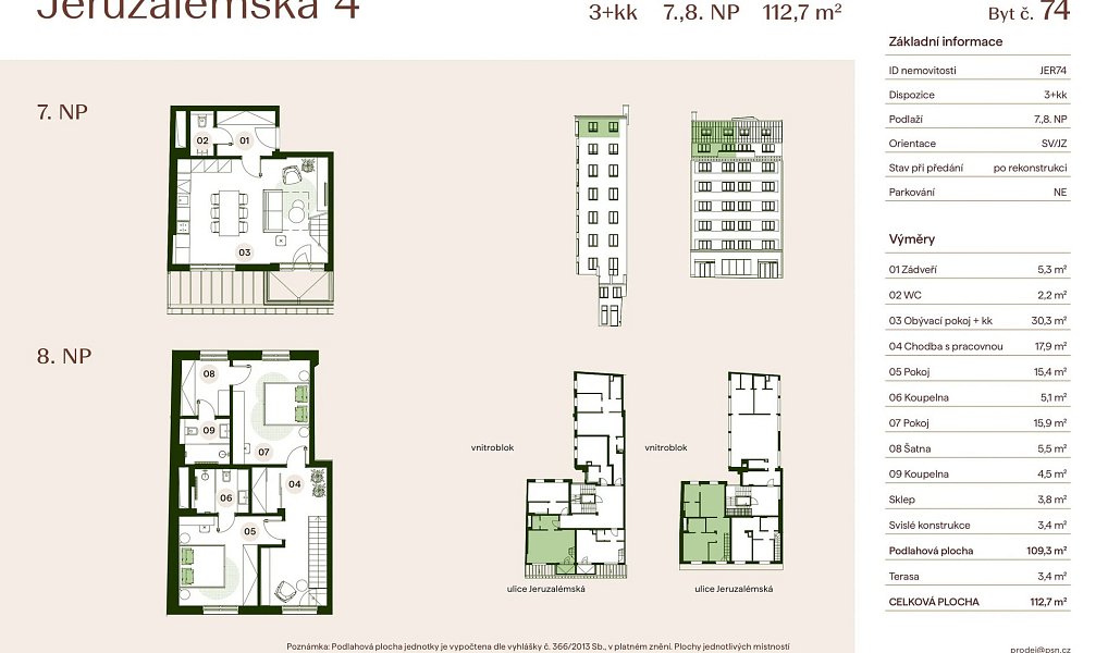 Prodej bytu 3+kk 106 m², Praha – náhled fotky 6