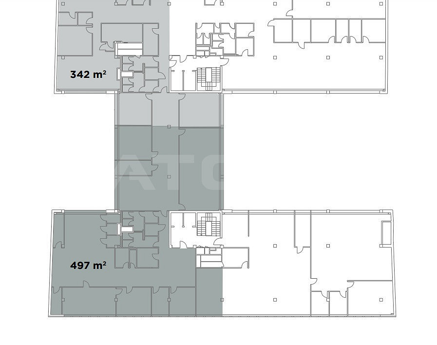 Pronájem kanceláře 497 m² – fotografie 3