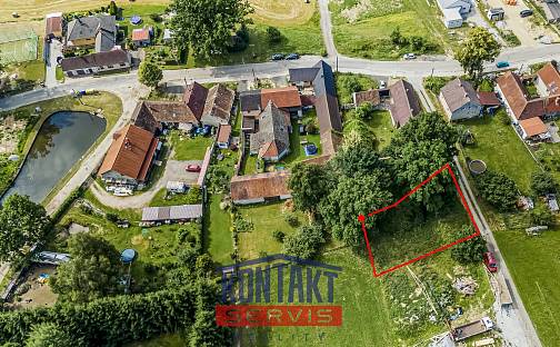 Prodej stavebního pozemku 703 m², Nová Ves, okres České Budějovice