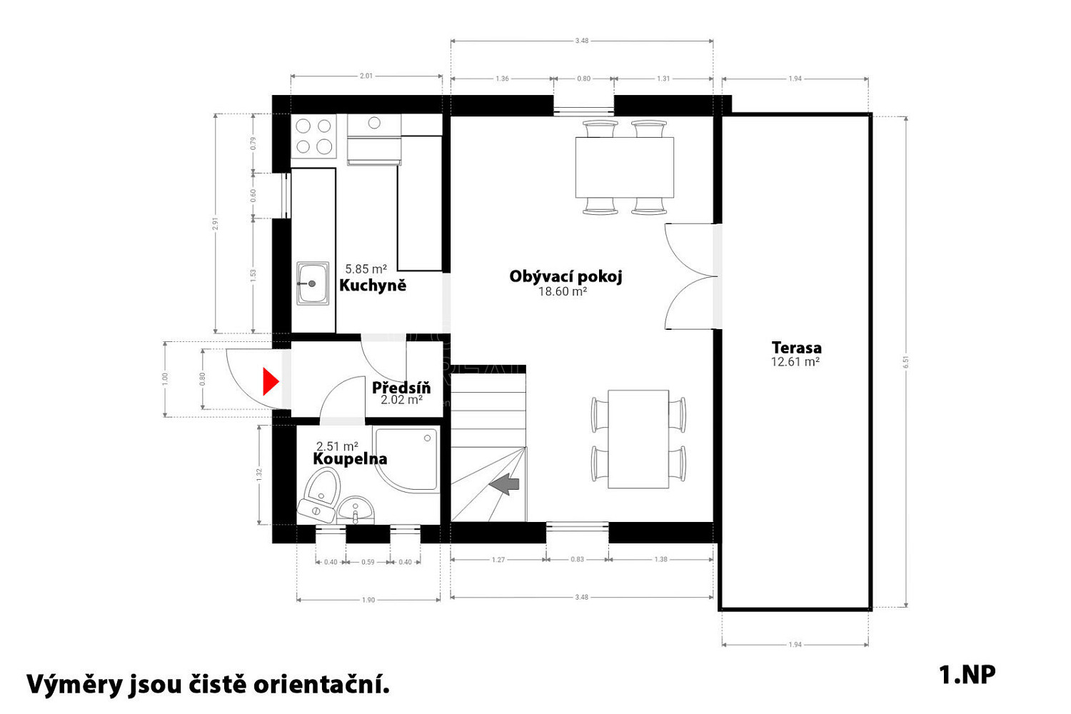 Prodej chaty/chalupy 60 m² s pozemkem 726 m² – fotografie 5