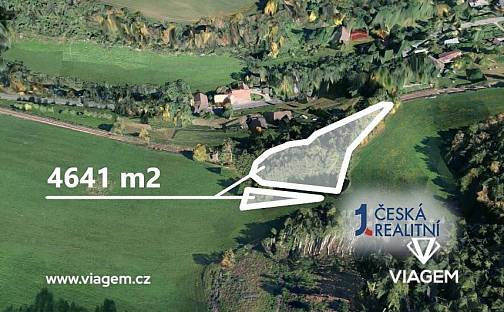 Prodej lesa 4 641 m², Stará Paka, okres Jičín