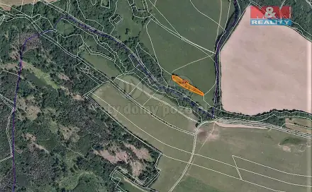 Prodej lesa 2 536 m², Žandov, okres Česká Lípa