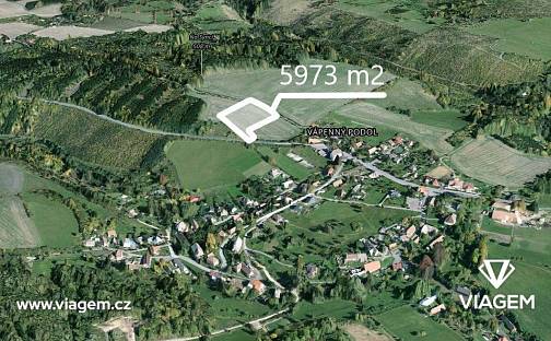 Prodej stavebního pozemku 2 986 m², Vápenný Podol, okres Chrudim