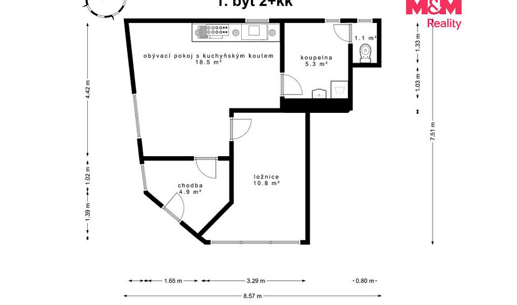 Prodej nájemního domu, činžáku 176 m², Milovice – náhled fotky 14
