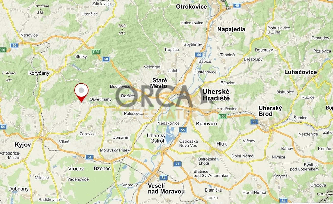 Prodej pozemku 615 m² – pohled 2