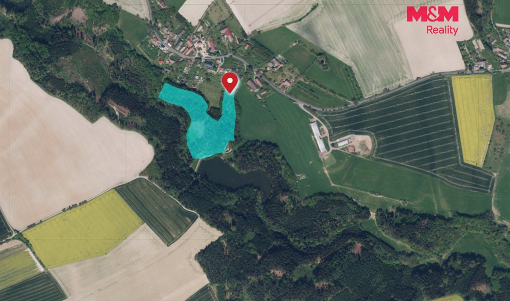 Prodej lesa 32 996 m², Ohnišov – náhled fotky 14