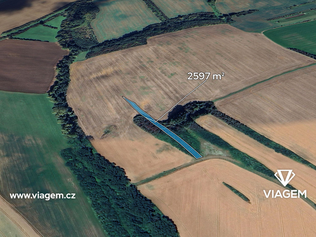 Prodej pole 973 m²