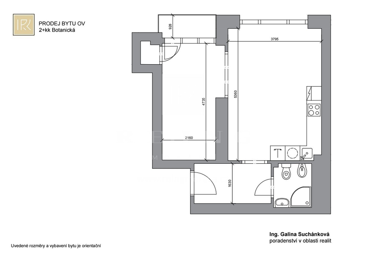 Prodej bytu 2+kk 48 m² – fotografie 4