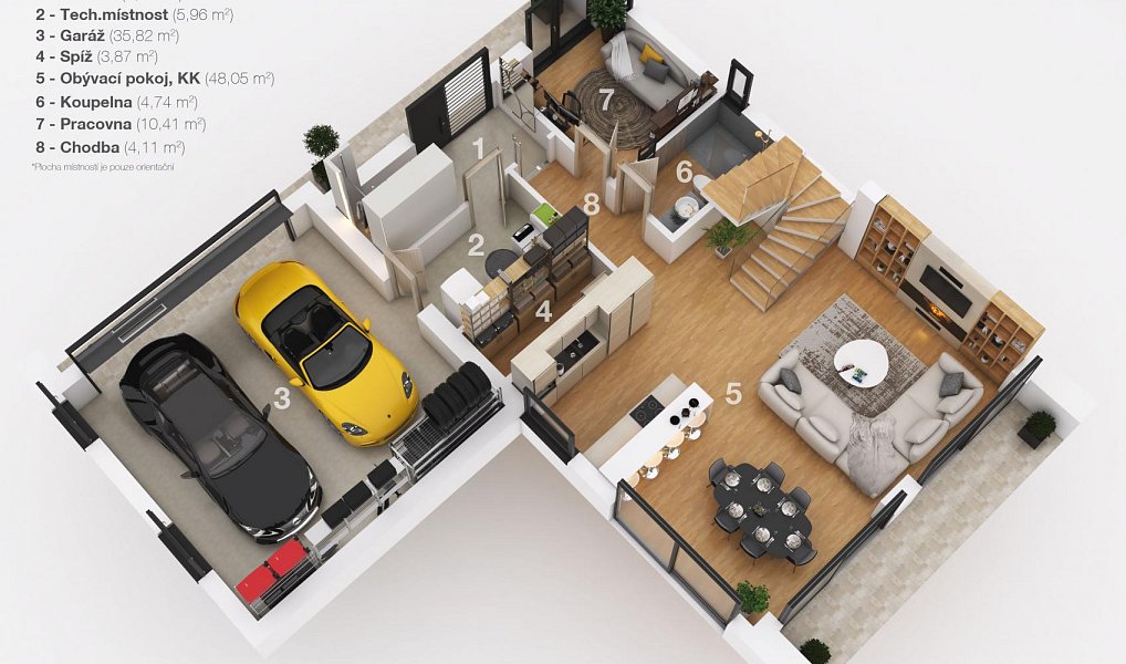 Prodej domu 198 m² s pozemkem 836 m², Vysoký Újezd – náhled fotky 7