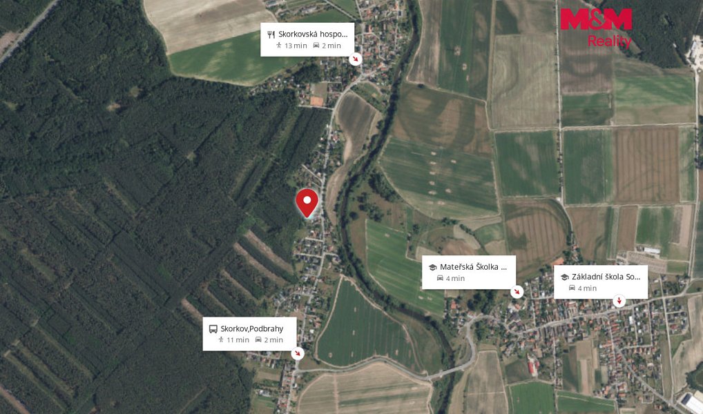 Prodej stavebního pozemku 554 m², Skorkov – náhled fotky 9