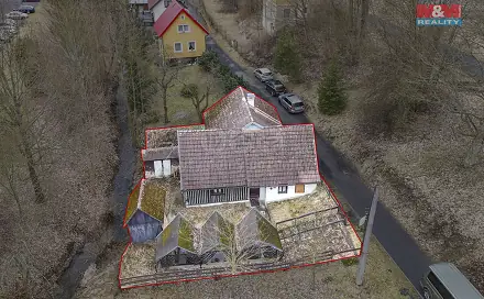 Prodej chaty/chalupy 85 m² s pozemkem 312 m², Potoční, Luby, okres Cheb