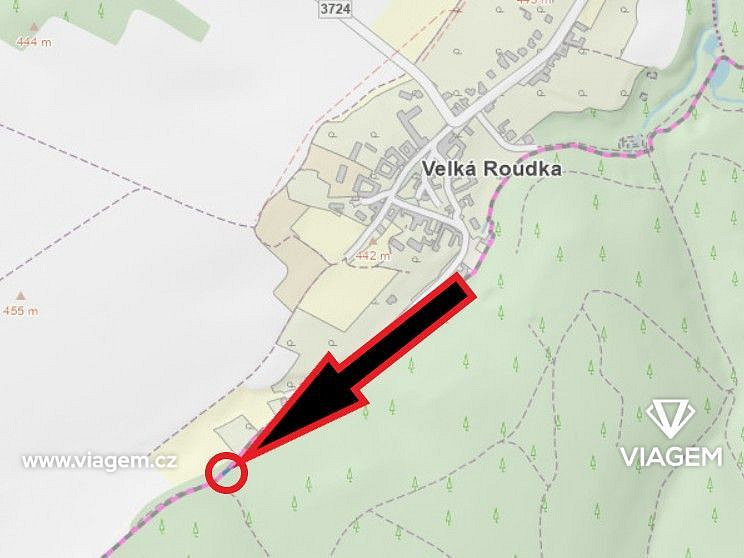 Prodej pole 1 535 m² – fotografie 3