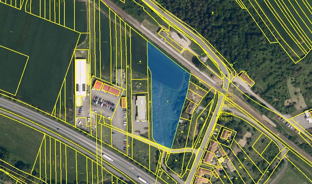 Prodej komerčního pozemku 8 560 m², Popovice – náhled fotky 3