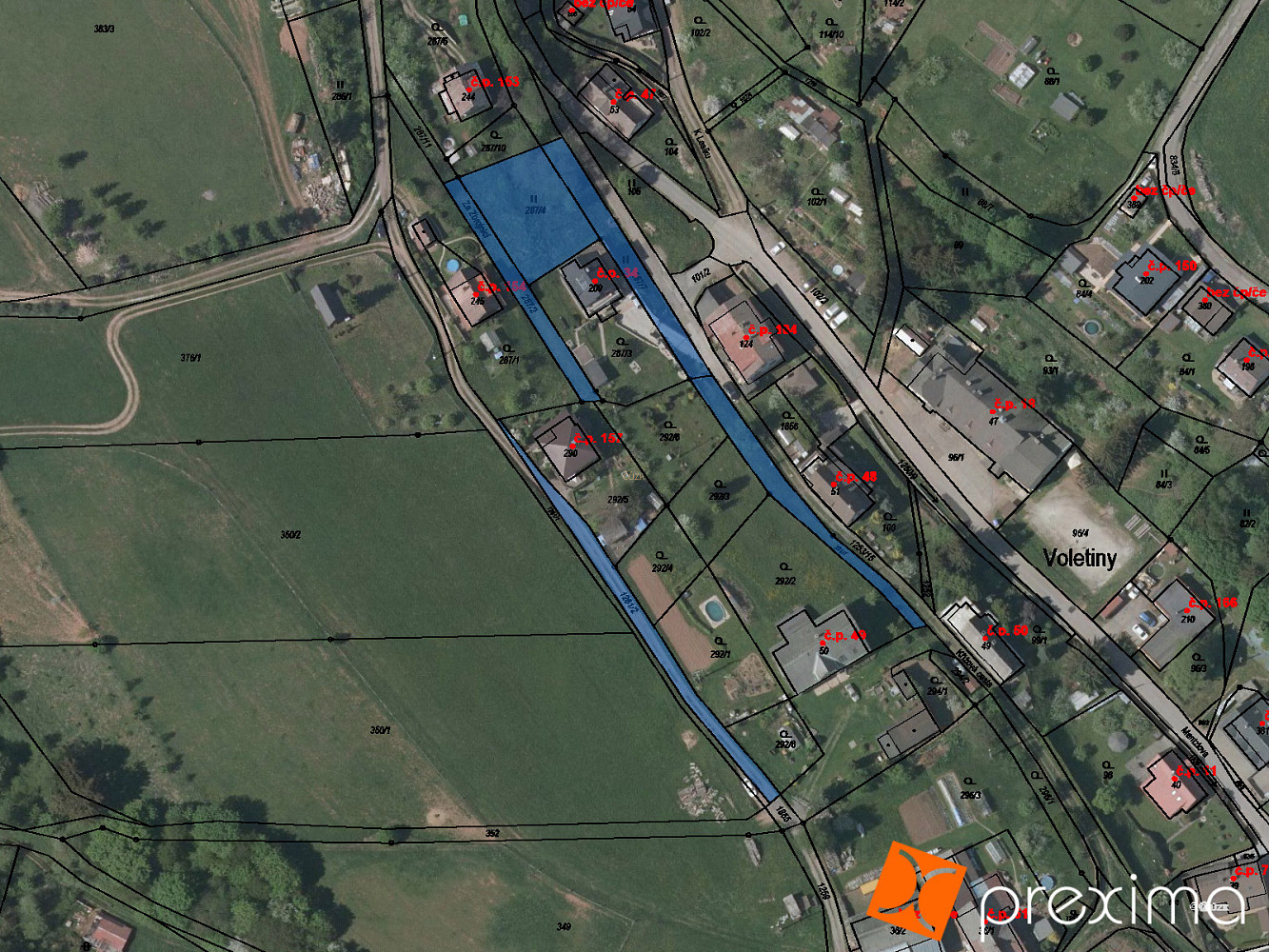 Prodej stavebního pozemku 2 310 m²