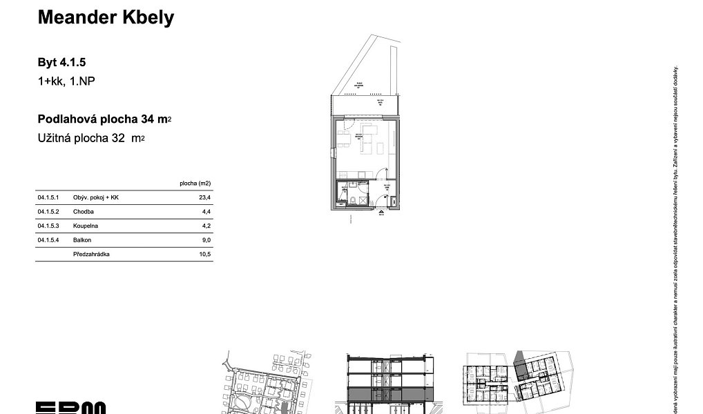 Prodej bytu 1+kk 34 m², Praha – náhled fotky 4