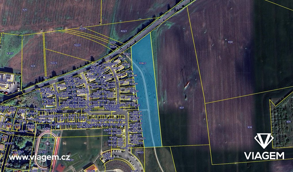 Prodej komerčního pozemku 10 935 m², Líbeznice – náhled fotky 4