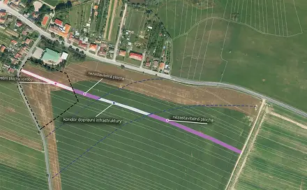 Prodej komerčního pozemku 5 761 m², Předín, okres Třebíč