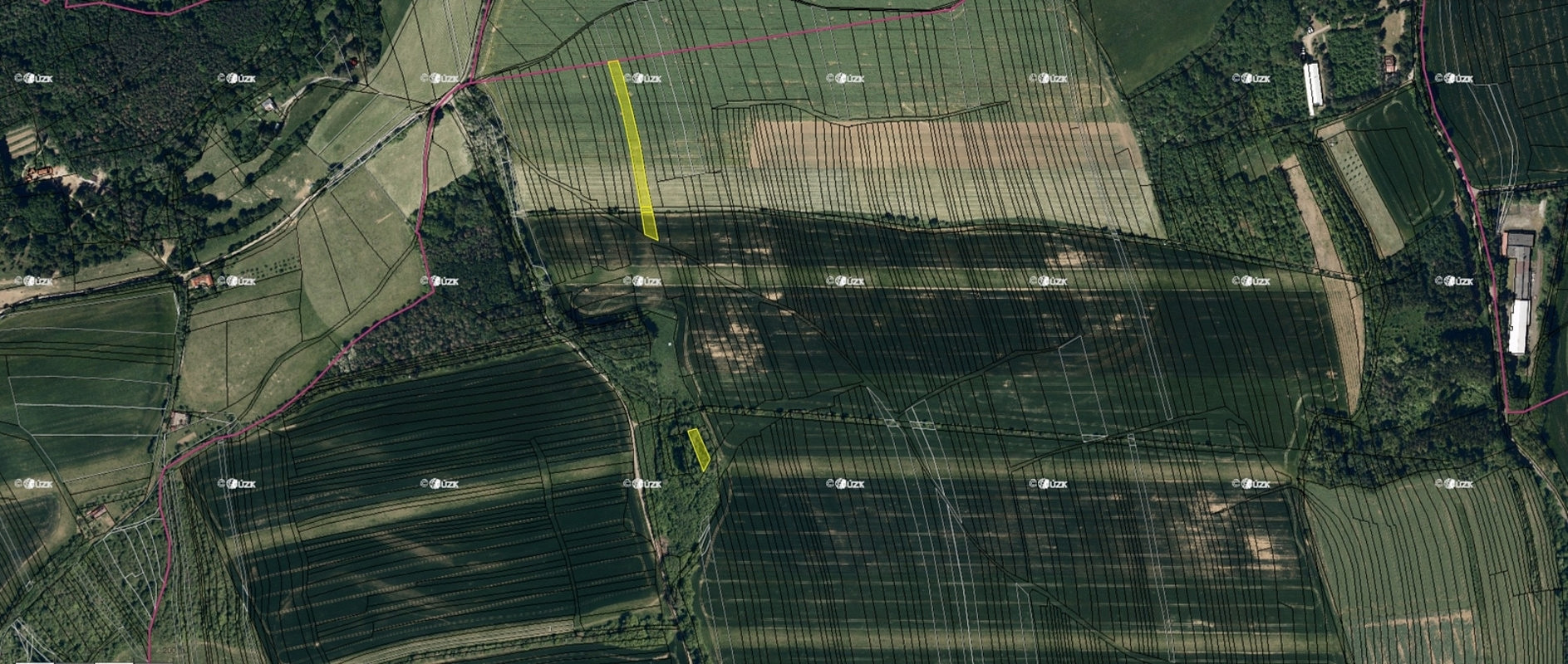 Prodej pole 8 735 m² – pohled 2