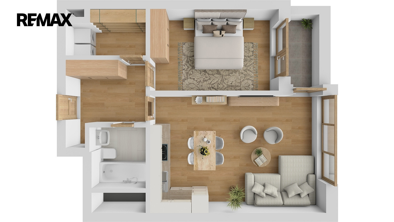 Pronájem bytu 2+kk 58 m² — photo 2