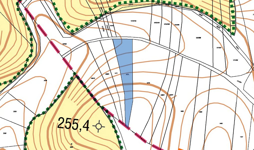 Prodej pole 669 m², Uherčice – náhled fotky 3