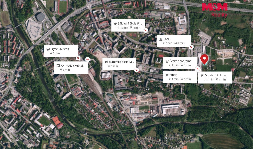 Prodej stavebního pozemku 1 028 m², Frýdek-Místek – náhled fotky 17