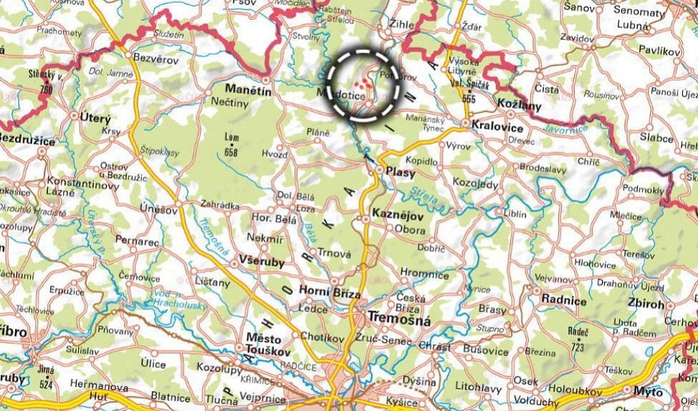 Prodej pole 15 472 m², Mladotice – náhled fotky 3