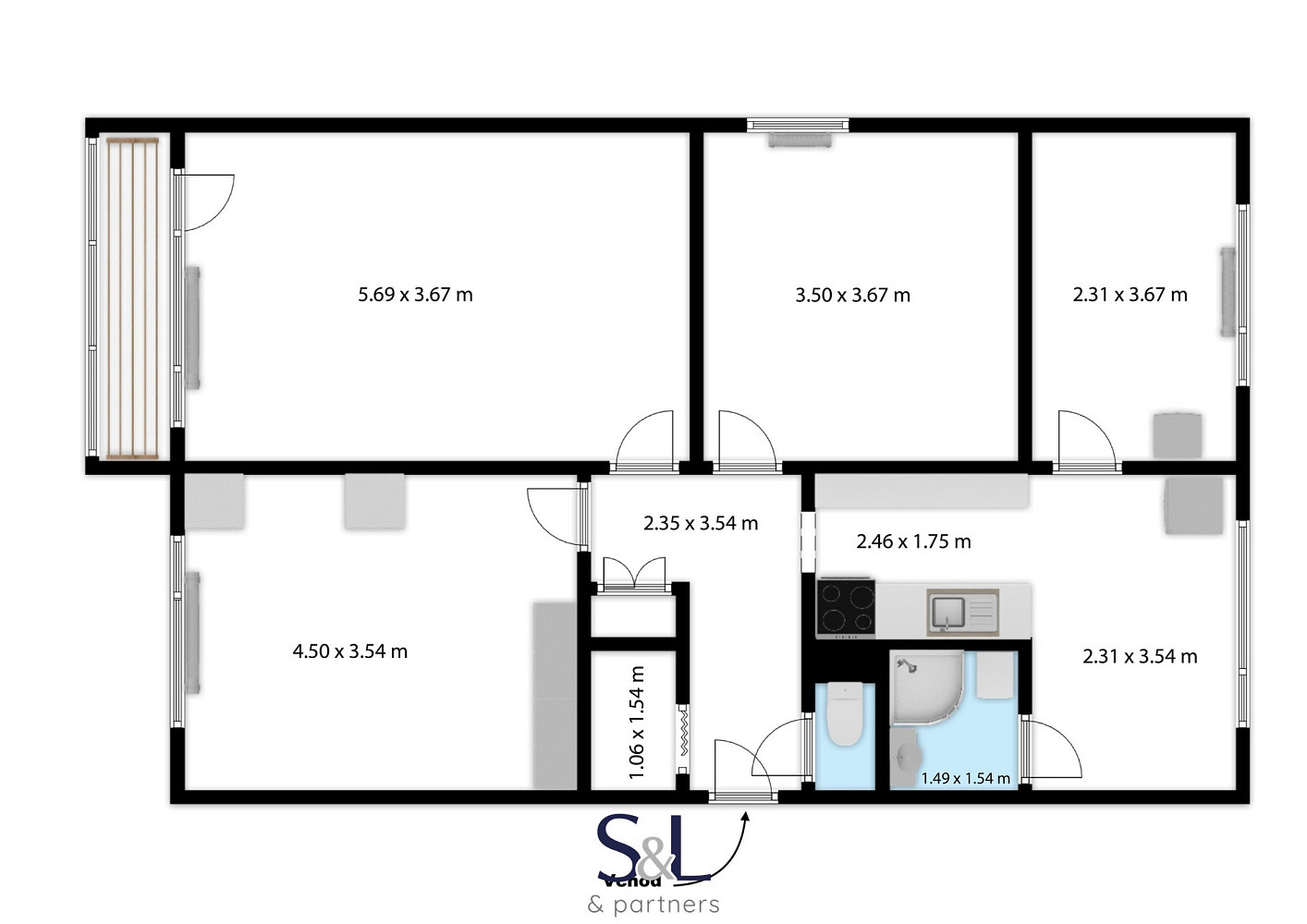 Prodej bytu 4+1 79 m² — photo 3