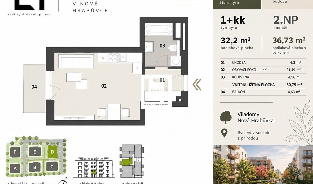 Prodej bytu 1+kk 32 m², Ostrava – náhled fotky 7