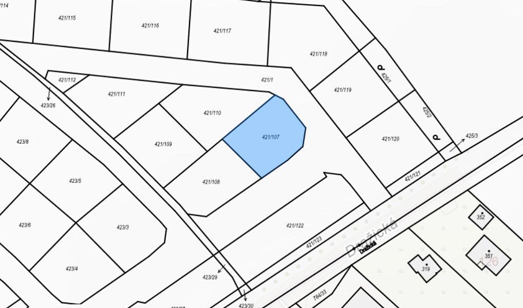 Prodej stavebního pozemku 601 m², Benátky nad Jizerou – náhled fotky 6