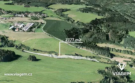 Prodej lesa 3 555 m², Svojšín, okres Tachov