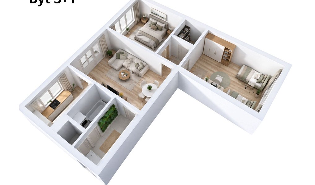 Prodej bytu 3+1 72 m², Litovel – náhled fotky 6